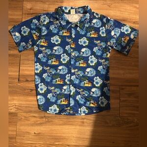 Royals Shirt with Floral and Logo Print